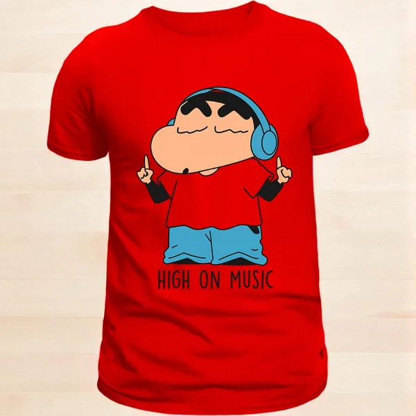 High_On_Music_Regular_Fit_T-Shirt