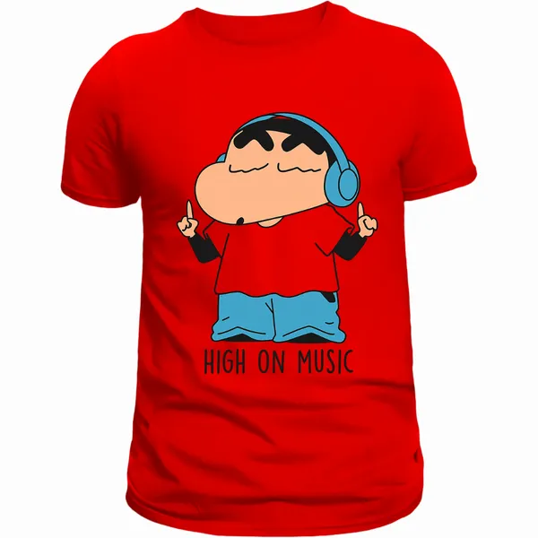 High_On_Music_Regular_Fit_T-Shirt