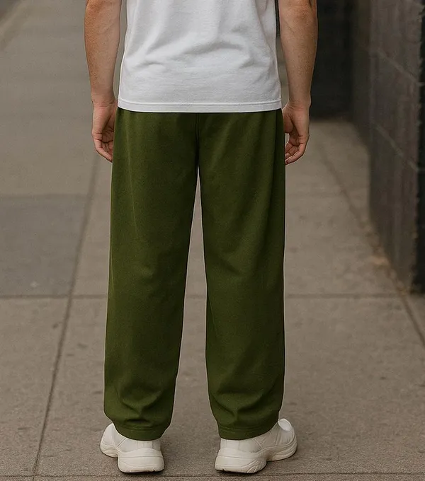 Olive_Green_Cotton_French_Terry_Unisex_Baggy_Fit_Pants