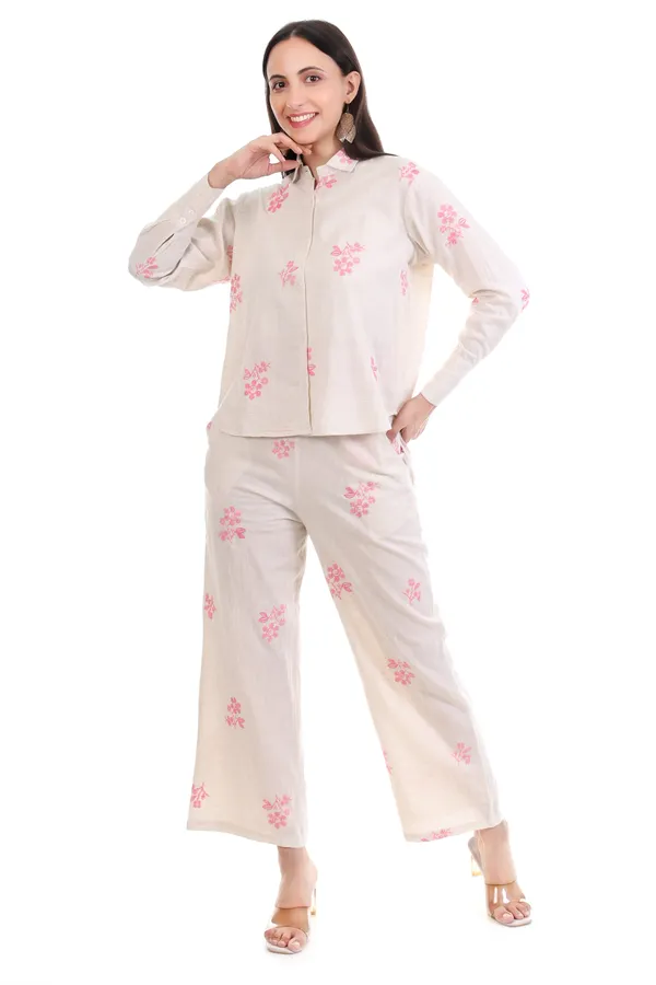 Off_White_Embroidered_Premium_Pure_Cotton_Co-Ord_Set