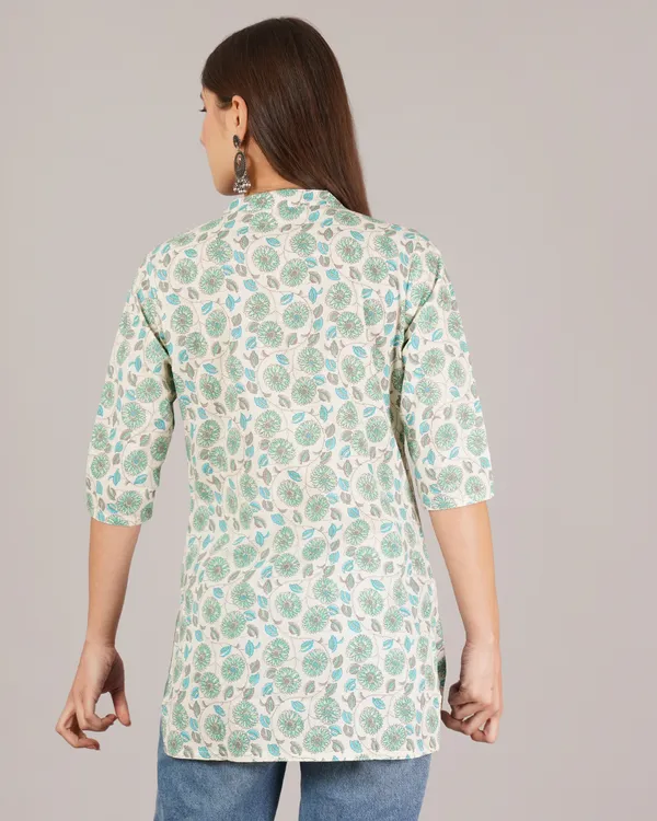 Off_White_Rayon_Short_Kurta