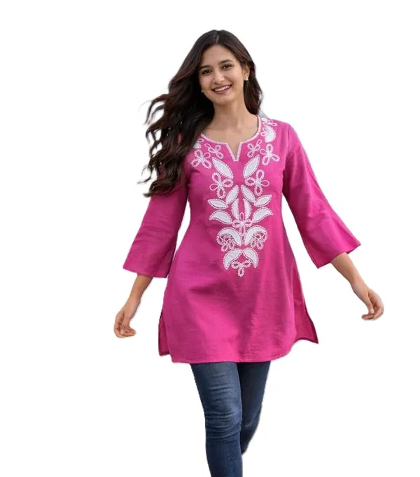 Jaitra_Apparels_Embroidered_Tunic/Top/Kurti