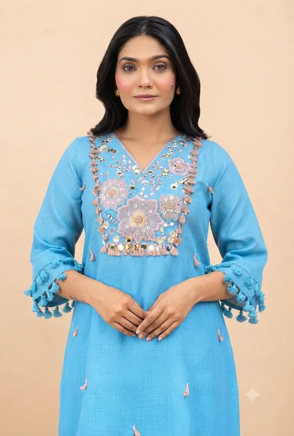 Jaitra_Apparels_Embroidered_Pure_Cotton_Cord_set_with_Tassel_Lace