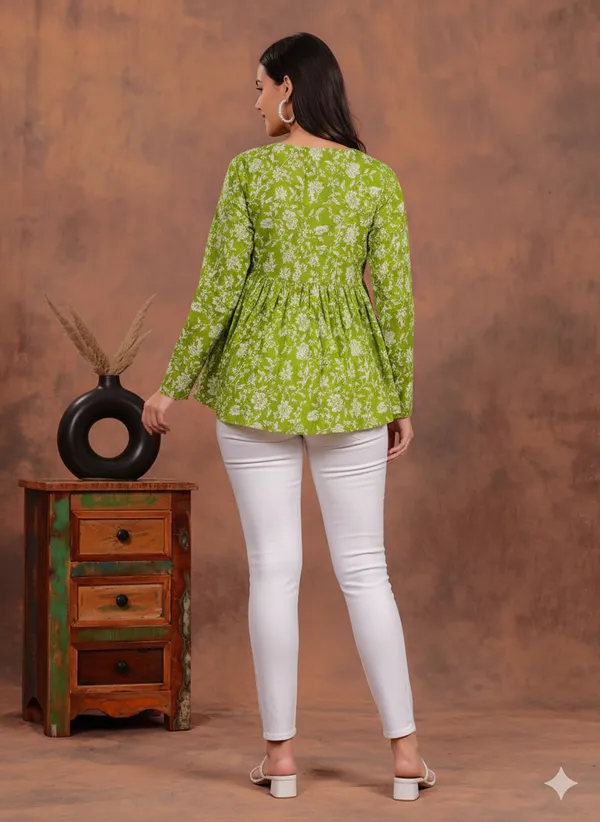 Green_Pure_Cotton_Alia_Cut_Top