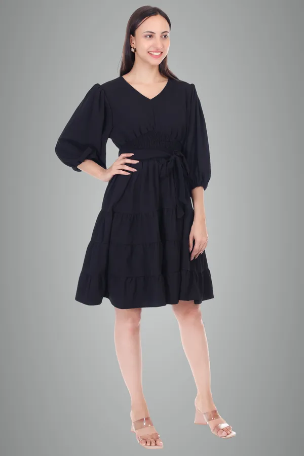 Black_Rayon_Crape_Dress