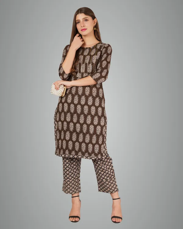 Brown_Pure_Cotton_Co-Ord_Set