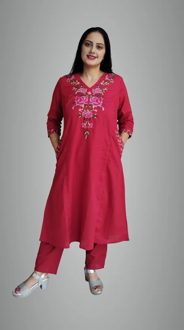 Red_Cotton_Co-Ord_Set