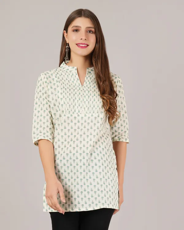 Off_White_Rayon_Short_Kurta