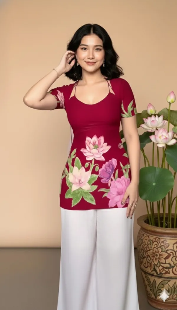 JAITRA_APPARELS_Pure_Cotton_Short_Kurti_with_Back_Dori_and_Halter_Neck_Dori