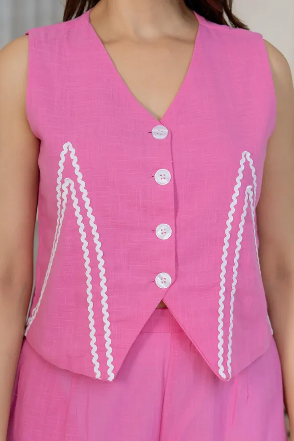 Pink_Pure_Cotton_Cord_Set_With_Crop_Top