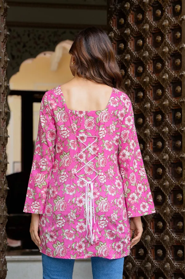 JAITRA_APPARELS_Pure_Cotton_Short_Kurti_with_Back_Dori
