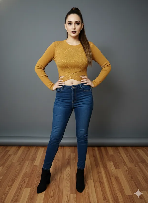 Jaitra_Apparels_Knitted_Stretchable_Cropped_Jacket/_Cardigan/_Top_for_Winters