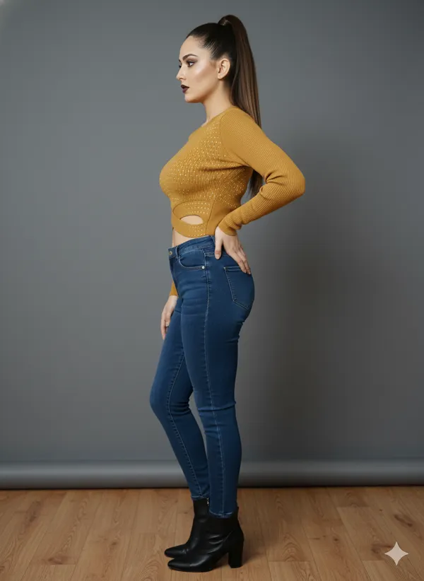 Jaitra_Apparels_Knitted_Stretchable_Cropped_Jacket/_Cardigan/_Top_for_Winters