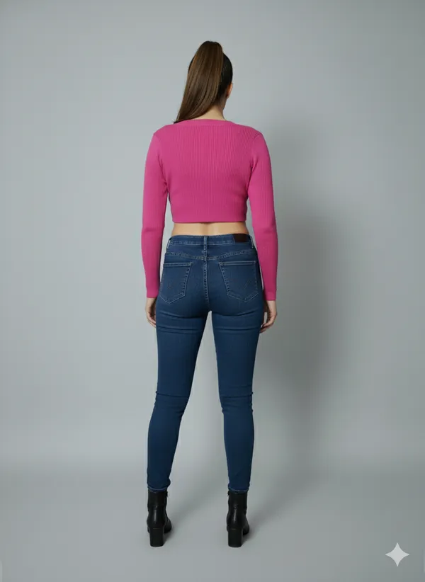 Jaitra_Apparels_Knitted_Stretchable_Cropped_Jacket/_Cardigan/_Top_for_Winters