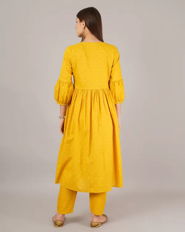 Musturd_Yellow_Pure_Cotton_3_Pc_Kurta_Set