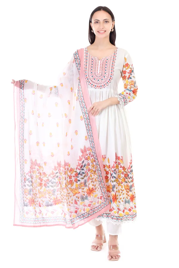 Off_White_Pure_Cotton_3_Pc_Kurta_Set