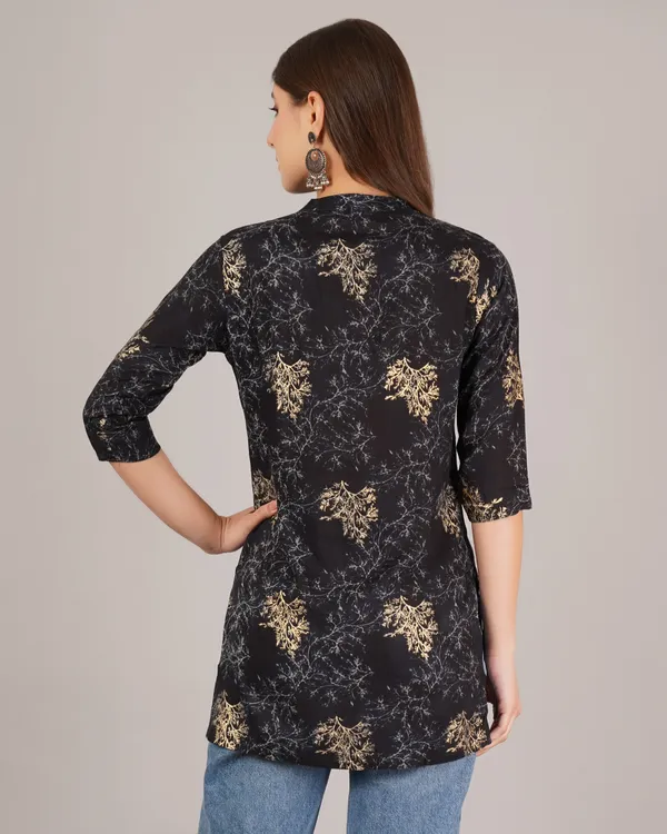 Black_Rayon_Short_Kurta