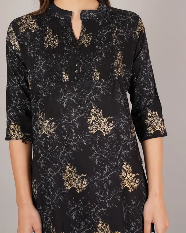 Black_Rayon_Short_Kurta