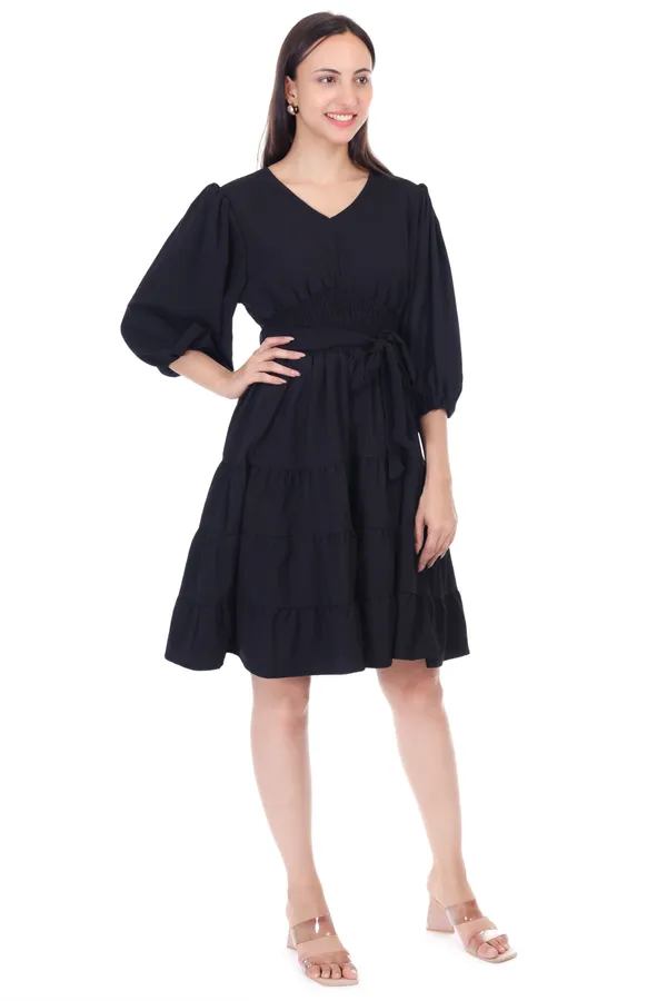 Black_Rayon_Crape_Dress