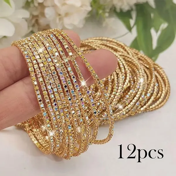 18K_Gold_Plated_Anti_Tarnish_Rhinestone_Elastic_stretchable_Hand_Cuff_Wrist_Bracelets