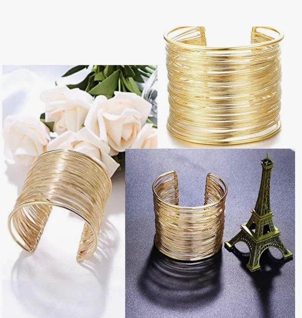 Gold_Wired_cuff_Bracelet