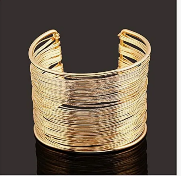 Gold_Wired_cuff_Bracelet