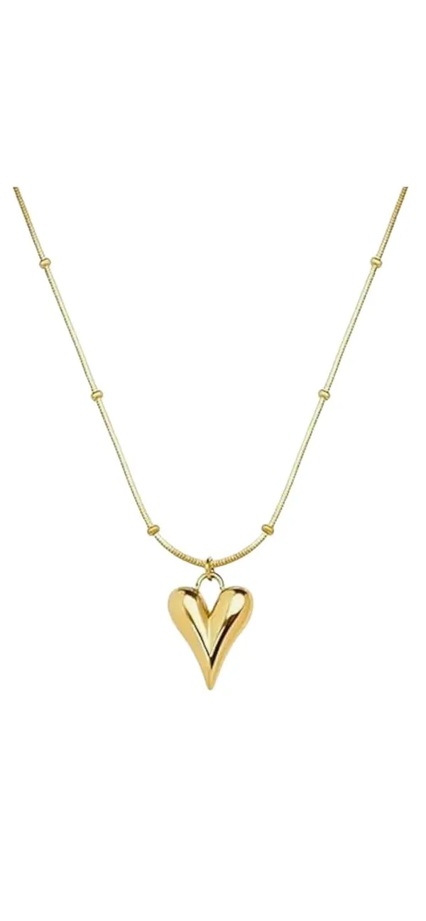 Multicolor_Almaha_Aura_Love_Heart_Locket_In_Gold_Anti_Tarnish_Stainless_Steel_Stylish_Neck_Chain_Modern_Aesthetic_Jewellery_Gift_For_Birthday,_Valentine_Pendant_Necklace_Chain_For_Women