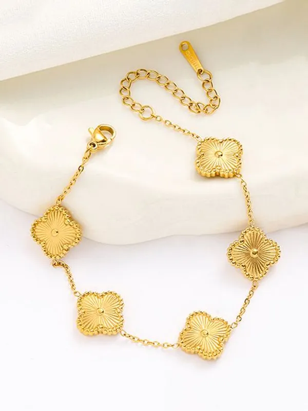 Almaha_Aura_Clover_Anti_Tarnish_Bracelet_for_Women_Stylish_|_Stainless_Steel_Bracelet_for_Woman_|_Fashion_Jewellery_for_Women_Aesthetic_Accessories_for_Girls_Chain_Bracelet_Gold
