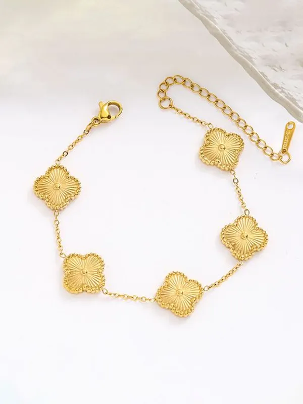 Almaha_Aura_Clover_Anti_Tarnish_Bracelet_for_Women_Stylish_|_Stainless_Steel_Bracelet_for_Woman_|_Fashion_Jewellery_for_Women_Aesthetic_Accessories_for_Girls_Chain_Bracelet_Gold