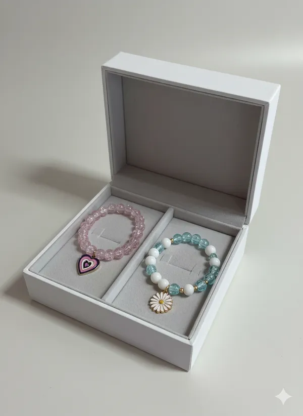 Set_of_2_Multicolor_Heart_Flower_Charms_Bracelate_For_Women
