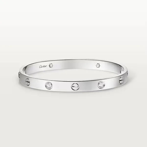 American_Diamond_Silver-Plated_Cuff_Bracelet,_Stainless_Steel_Bangle_Bracelet_With_Cubic_Zirconia/Cz_For_Women_&_Girls,_Openable_Bracelet_With_Magnetic_Lock,_Valentine'S_Day_Gift