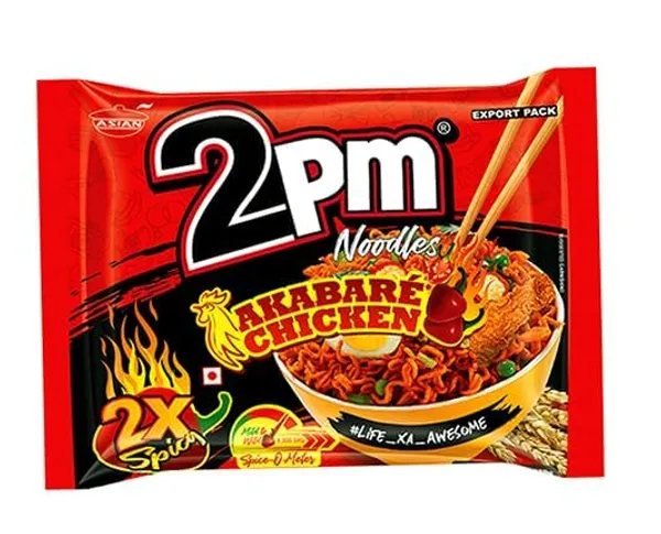 2_Pm_Noodles_Akabare_Chicken_2X_Spicy_Mild_To_Wild_Friends_And_Nepali_Noodle_100G,X5_Pack_Pack_Of_5