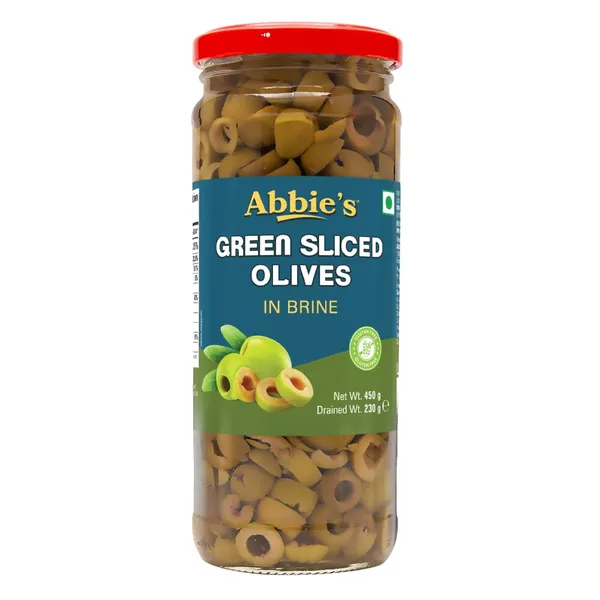 Abbie'S_Green_Sliced_Olive,_450_G_Pack_Of_2