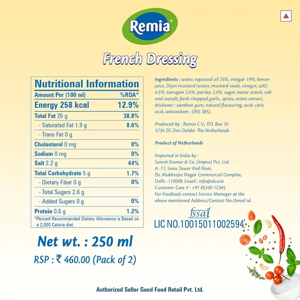 Remia_Dressing_French_Pack_Of_2