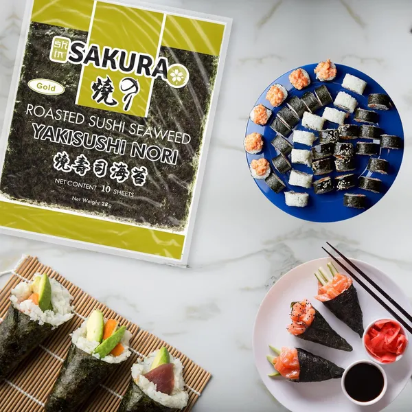 Sakura_Roasted_Sushi_Seaweed_Yaki_Sushi_Nori_Sheet_28Gms_Pack_Of_2