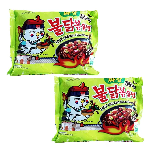 Samyang_Hot_Chicken_Ramen_Jja_Jang_Noodles_140_Grams,_Pack_Of_4
