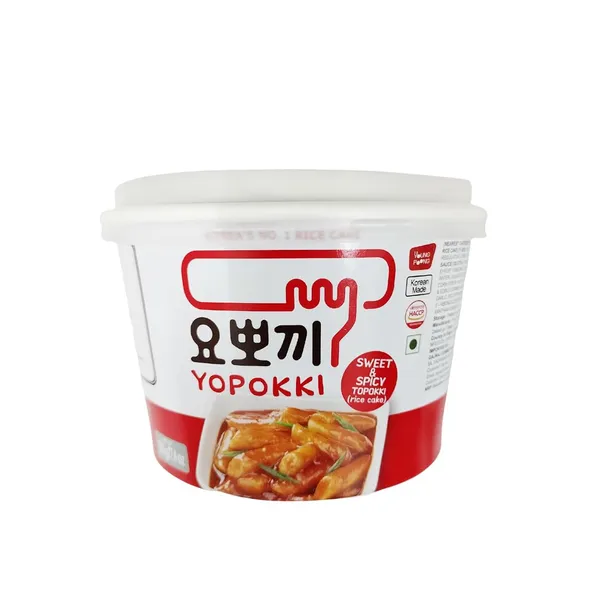Yopokki_Sweet_And_Spicy_Rice_Cake_Bowl_Vegetarian_Korea'S_No.1_Ready_Just_10_Minute_And_And_210_Gm_Each_Pack_Of_2
