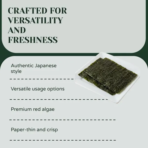 Premium_Roasted_Nori_Seaweed_Sheets,_Dark_Green,_Dried_Red_Algae,_Japanese_Style,_For_Sushi_Making,_Onigiri,_Garnish_30_G_And_10_Nori_Sheet_Pack_Of_1