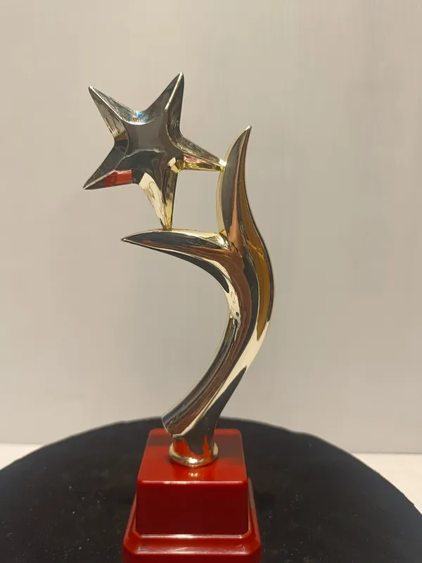 Golden_Plastic_Trophy_For_Corporate_Award_,_Star_Trophy_,_Sports_Trophy