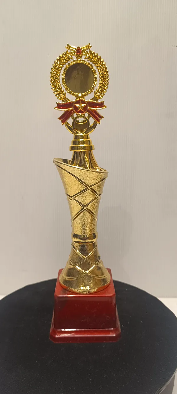 Red_&_Golden_Plastic_Trophy_For_Corporate_Award_,_Star_Trophy_,_Sports_Trophy