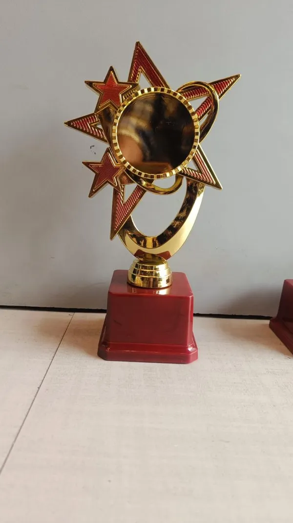 Red_&_Golden_Plastic_Trophy_For_Corporate_Award_,_Star_Trophy_,_Sports_Trophy