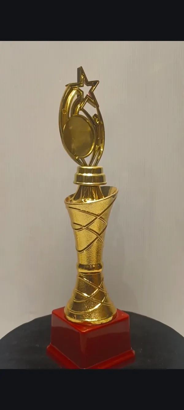 Red_&_Golden_Plastic_Trophy_For_Corporate_Award_,_Star_Trophy_,_Sports_Trophy