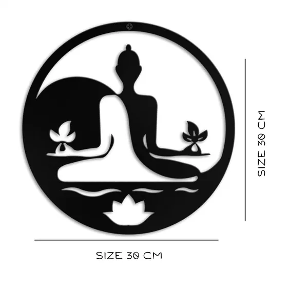Black_Iron_Buddha_Wall_Art_|_30L_X_30W_Cm