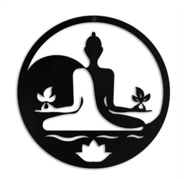 Black_Iron_Buddha_Wall_Art_|_30L_X_30W_Cm