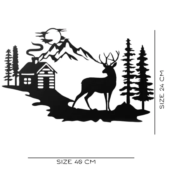 Black_Metal_Deer_Wall_Decor_For_Home_|_24L_X_40W_Cm
