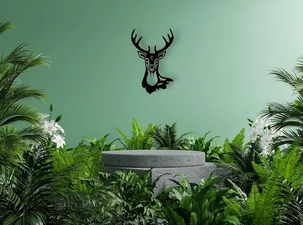 Black_Metal_Deer_Wall_Decor_Window_Art_|_38L_X_24W_Cm