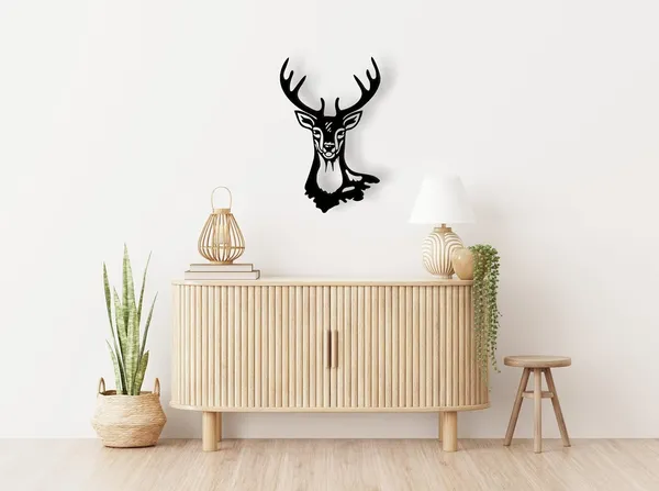 Black_Metal_Deer_Wall_Decor_Window_Art_|_38L_X_24W_Cm