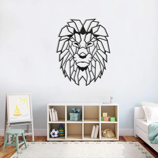 Black_Metal_Lion_Wall_Decor_|_55L_X_40W_Cm