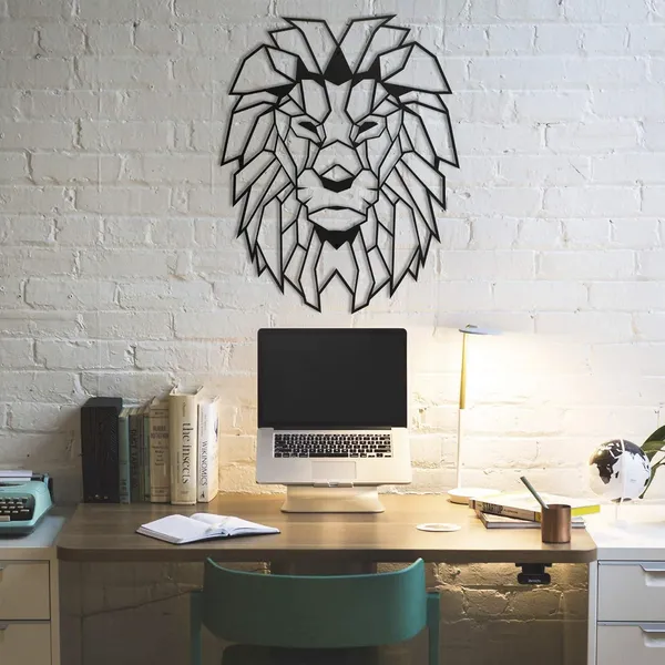 Black_Metal_Lion_Wall_Decor_|_55L_X_40W_Cm