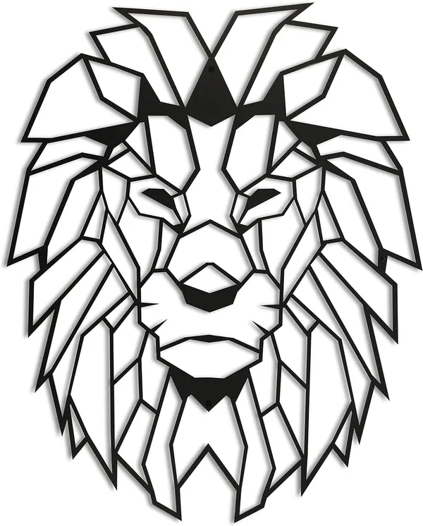 Black_Metal_Lion_Wall_Decor_|_55L_X_40W_Cm